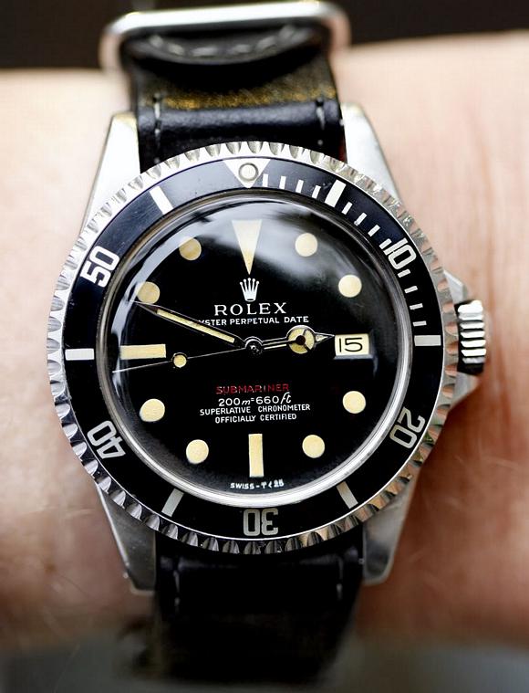 rolex sub red