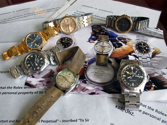 All 'Sir Edmund Hillary' Rolex watches 