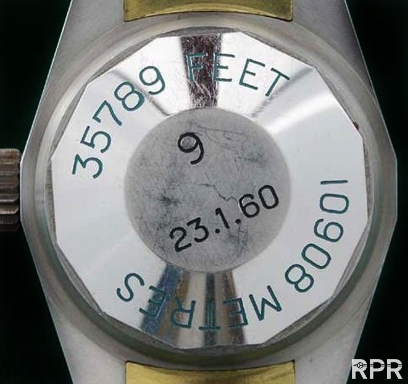 Rolex-Batiscafo-Trieste-1960, PERMITTED USE: This image may…