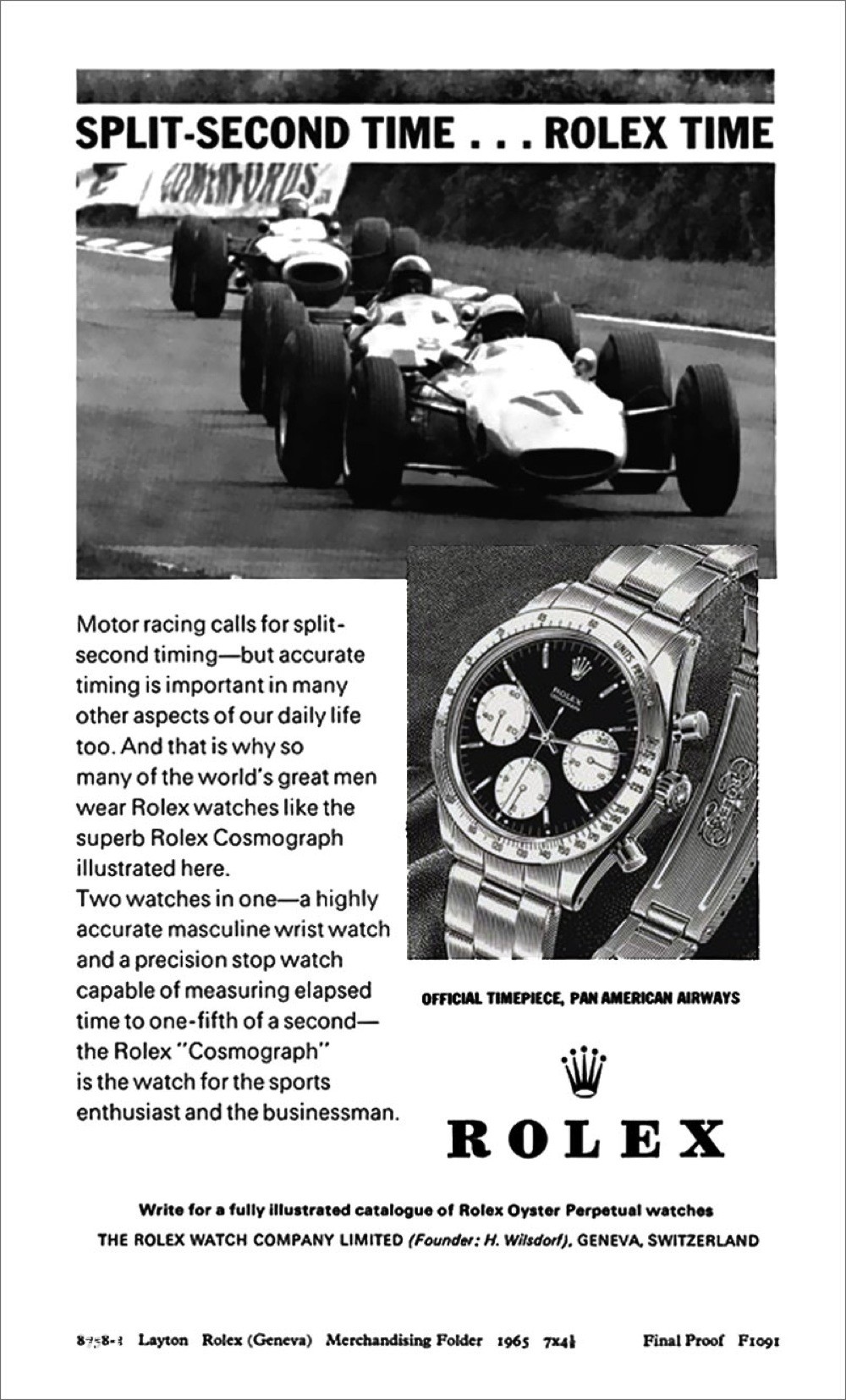 Vintage rolex ads for sale sale