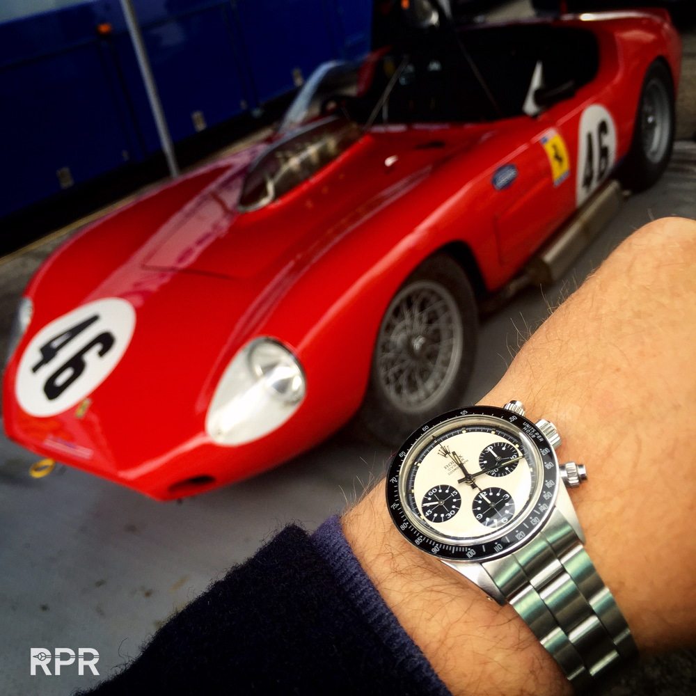 Rolex daytona sale ferrari red