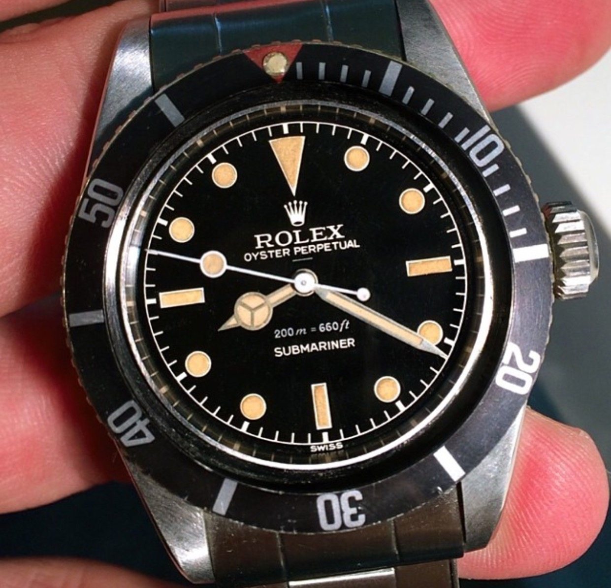 The Rolex Small and Big Crown James Bond Submariner Rolex