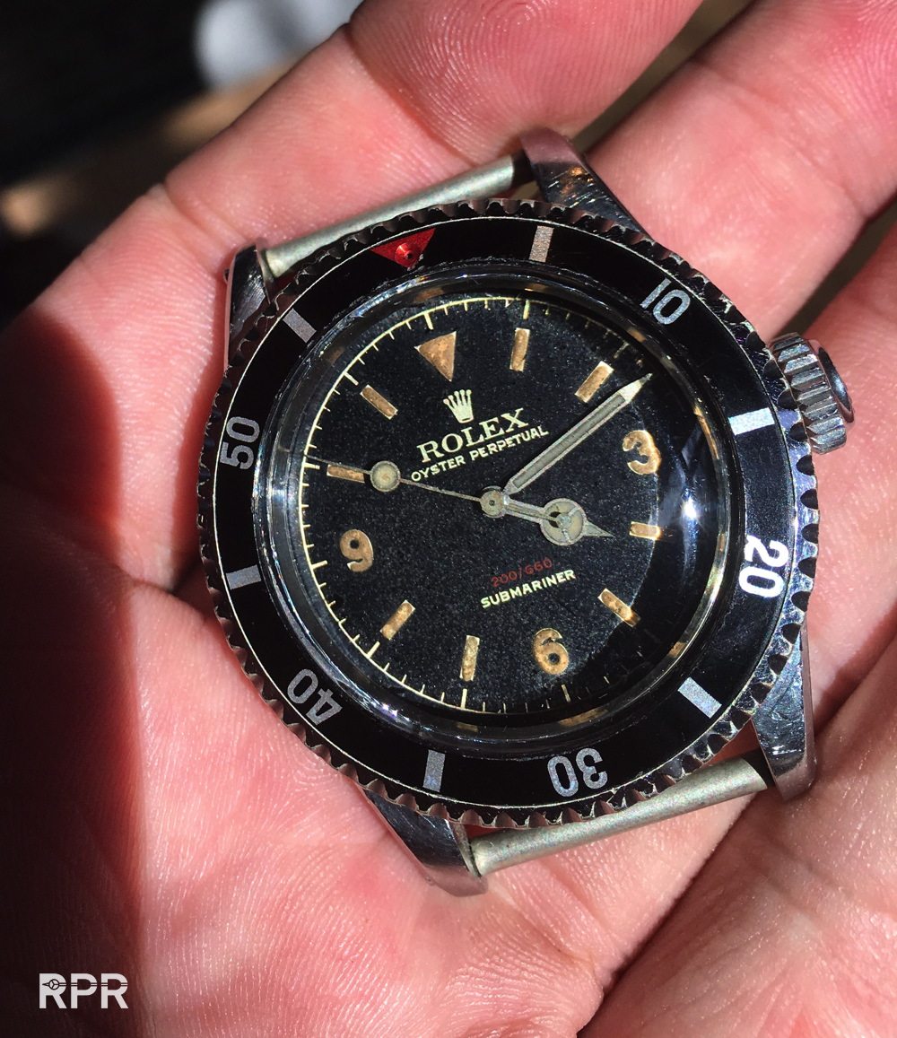 rolex military sub