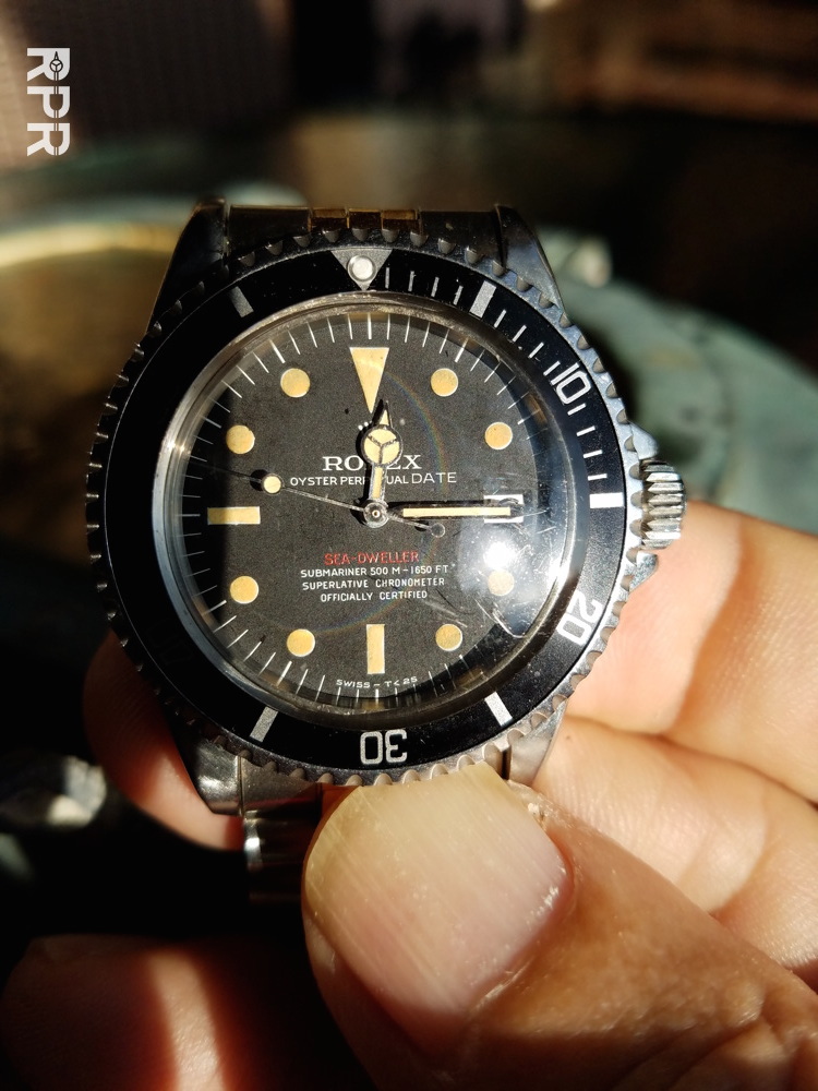 Rolex single red sea dweller sale