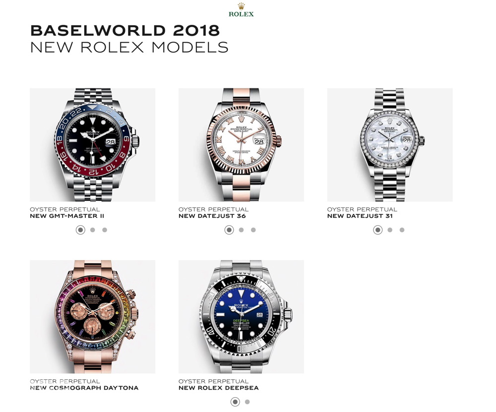 Rolex daytona hotsell baselworld 2018