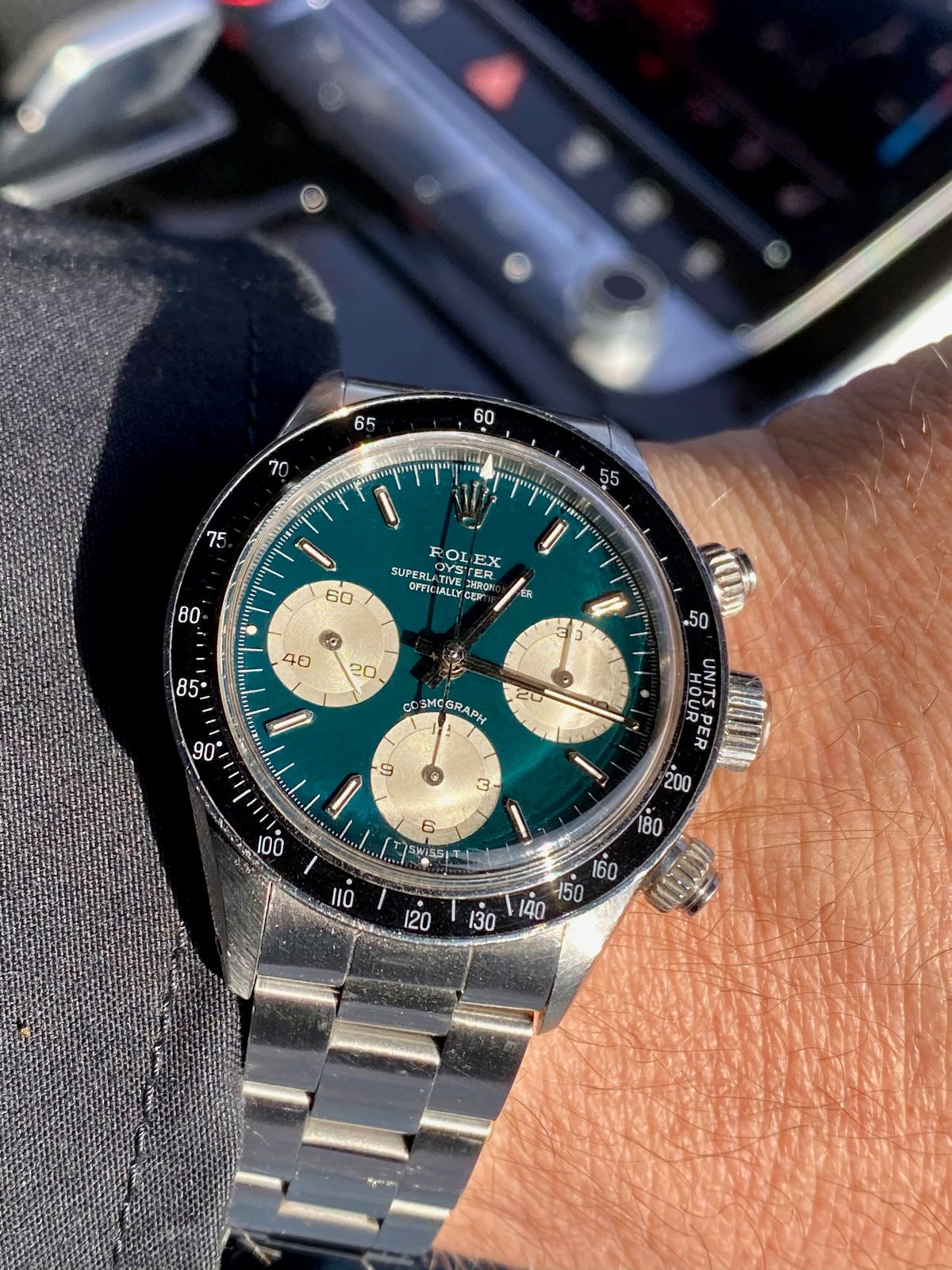 Rolex hotsell daytona green